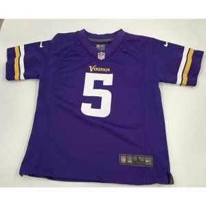 Minnesota Vikings #5 Teddy Bridgewater Boys Large NFL Jersey Football Sports Fan